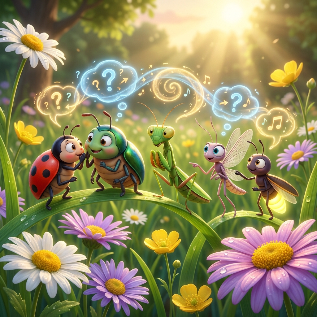 Rumours spreading through the meadow