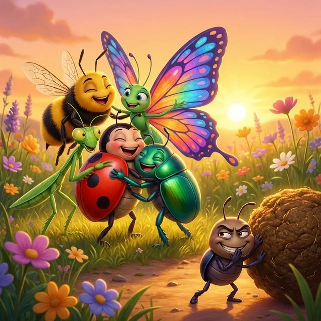 Funny ending with Dung Beetle
